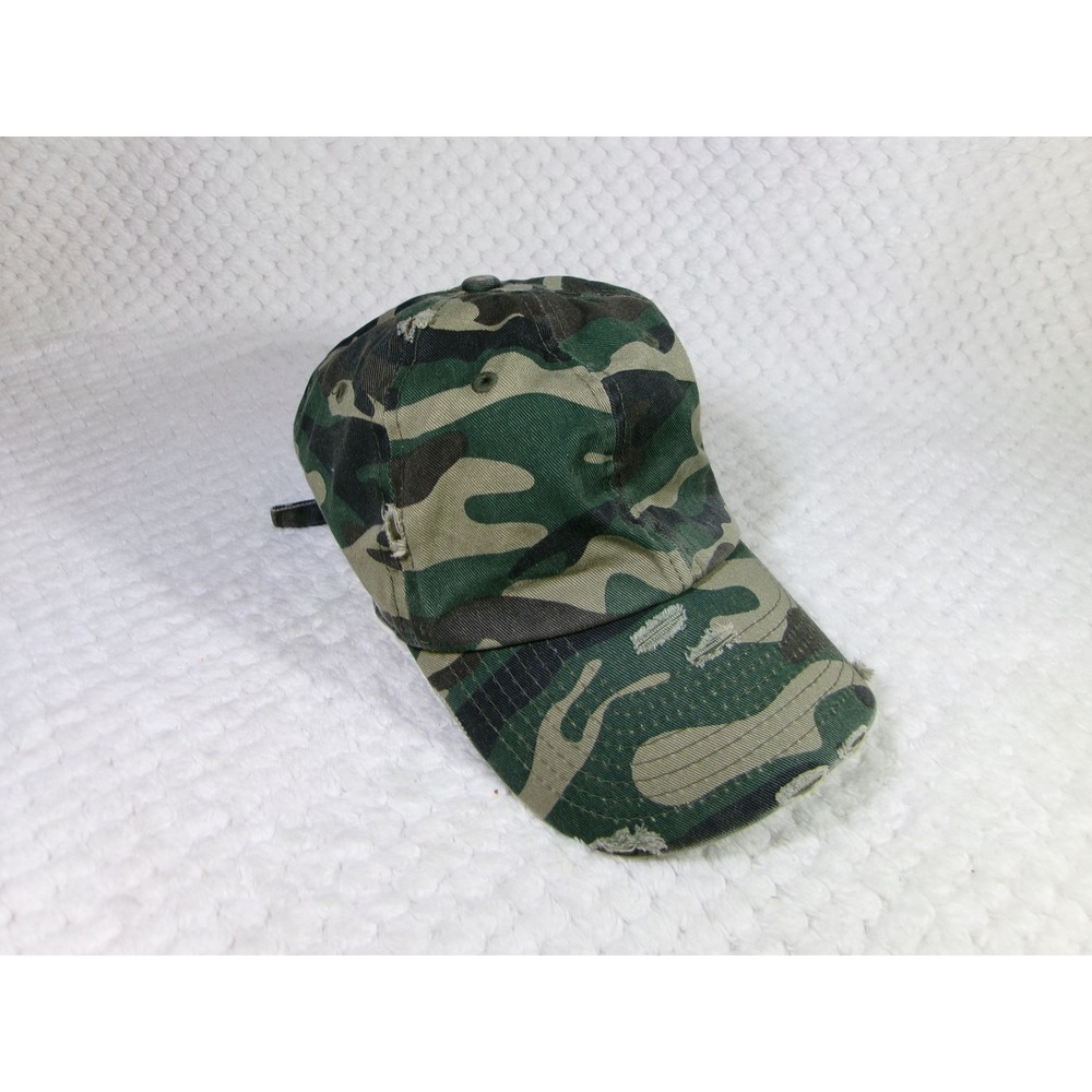 KBETHOS Unisex OSFM Baseball Cap Camo Distressed Vintage Style Dad Hat